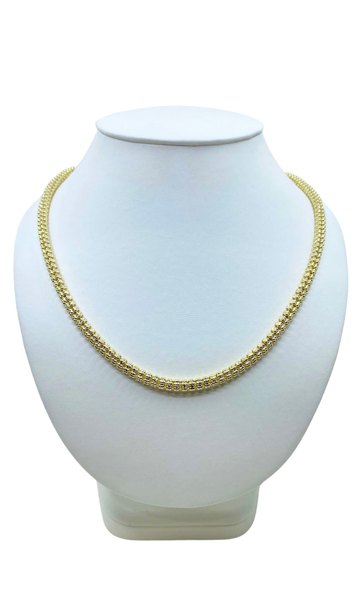 14K Gold Men's Ice Chain (22 Inch - 5MM) – Milos Jewelry